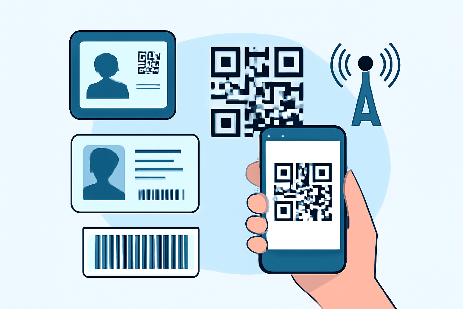 Mobile Barcode Scanning for Digital Identity Verification and Authentication